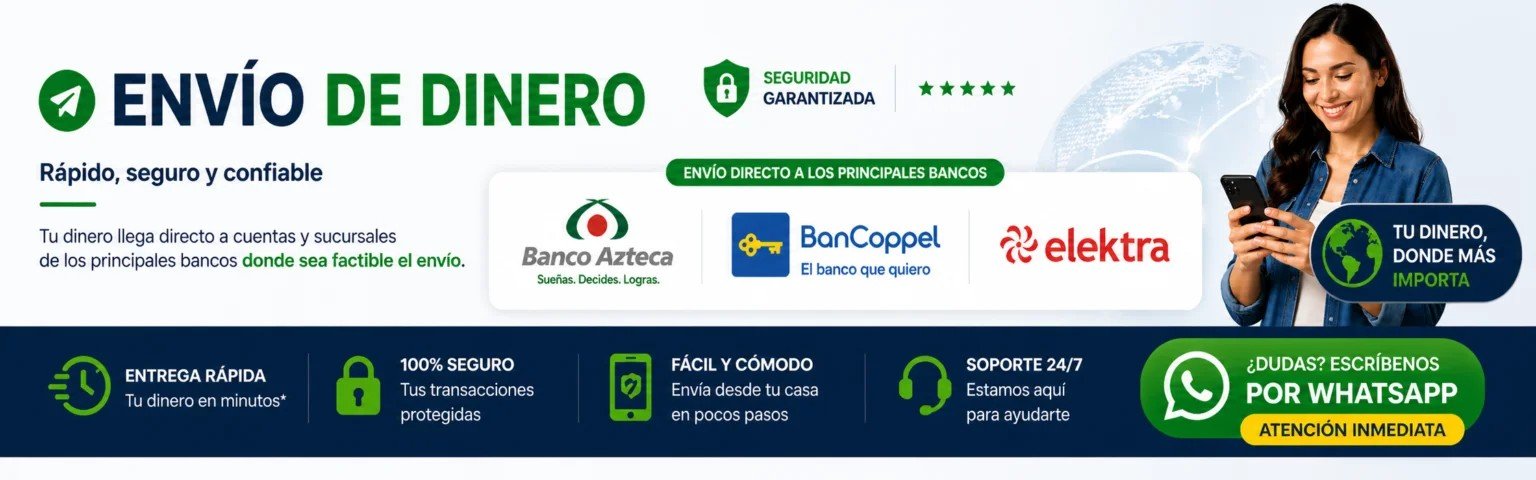 Envío de Dinero Via Elektra